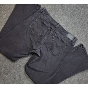 Levis 315 Jeans Womens 33 Black Denim Black Tab Stretch Shaping Bootcut Leg